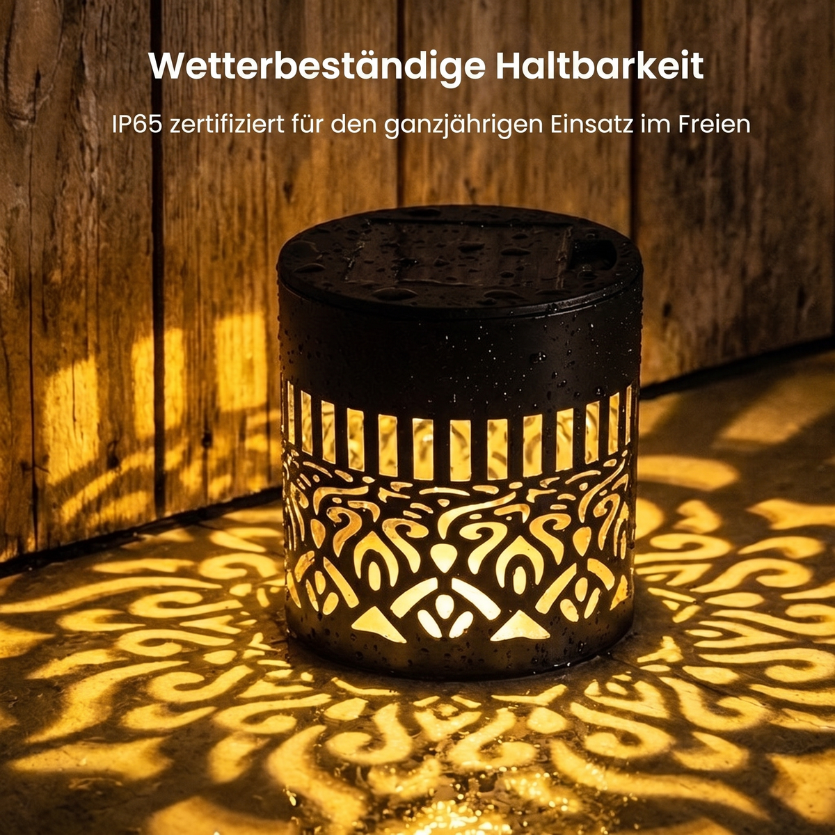 🌀💥 Zeitlich begrenztes Angebot: 1 kaufen, 1 gratis erhalten 🌞💡 WREE® Solar-Mandala-Außenwandleuchte – Projektionslampe für Gartenzaun & Terrasse