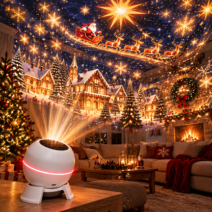 Offizieller Shop | 💖🎄 SCNDR® intelligenter holografischer Projektor (HD Smart Dynamic 5D)